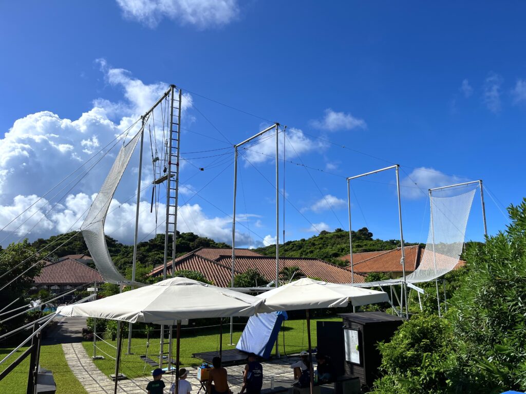 クラブメッド　クラブメッド石垣島カビラ　石垣島　川平湾　沖縄　プール　スノーケリング　ボートトリップ　珊瑚　空中ブランコ